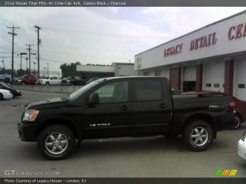 Galaxy Black / Charcoal 2010 Nissan Titan PRO-4X Crew Cab 4x4