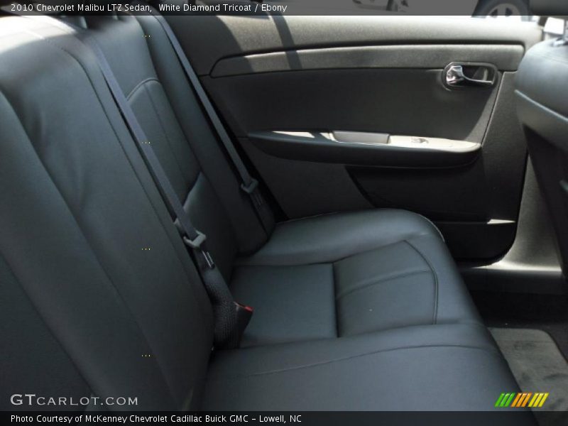 White Diamond Tricoat / Ebony 2010 Chevrolet Malibu LTZ Sedan