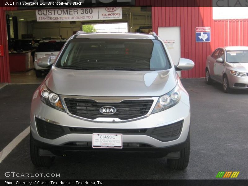 Bright Silver / Black 2011 Kia Sportage LX