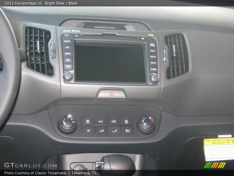 Bright Silver / Black 2011 Kia Sportage LX