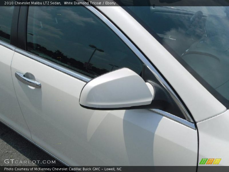 White Diamond Tricoat / Ebony 2010 Chevrolet Malibu LTZ Sedan