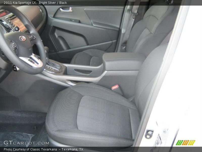 Bright Silver / Black 2011 Kia Sportage LX