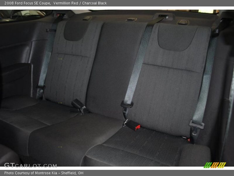 Vermillion Red / Charcoal Black 2008 Ford Focus SE Coupe