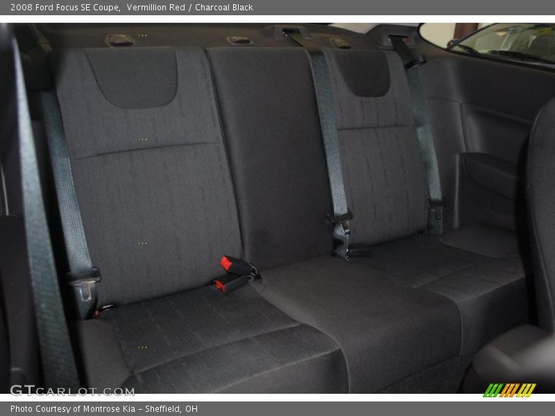 Vermillion Red / Charcoal Black 2008 Ford Focus SE Coupe