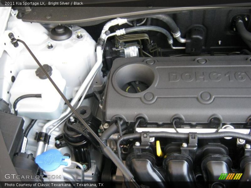 Bright Silver / Black 2011 Kia Sportage LX