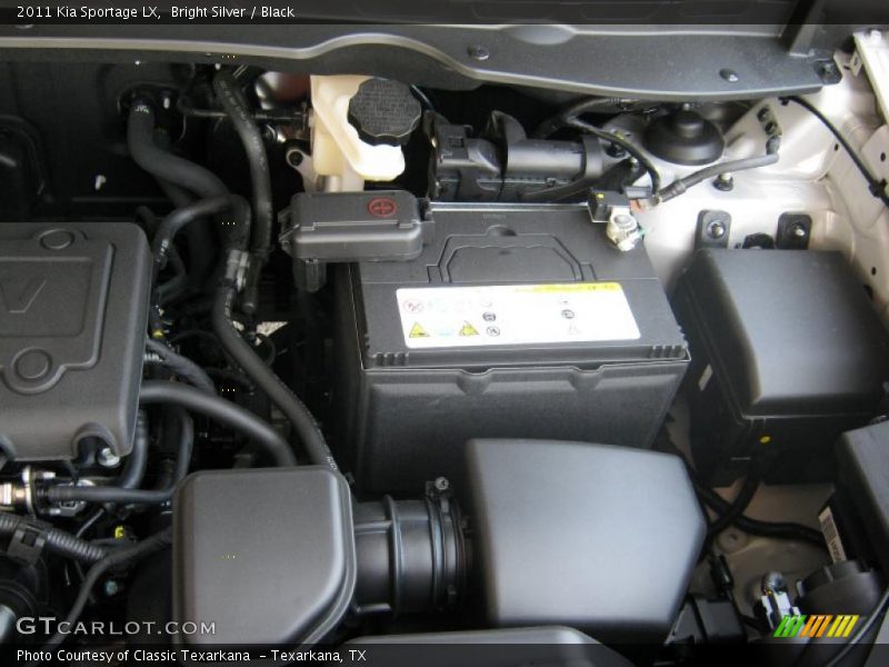 Bright Silver / Black 2011 Kia Sportage LX