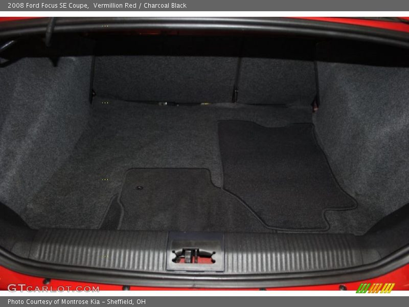 Vermillion Red / Charcoal Black 2008 Ford Focus SE Coupe