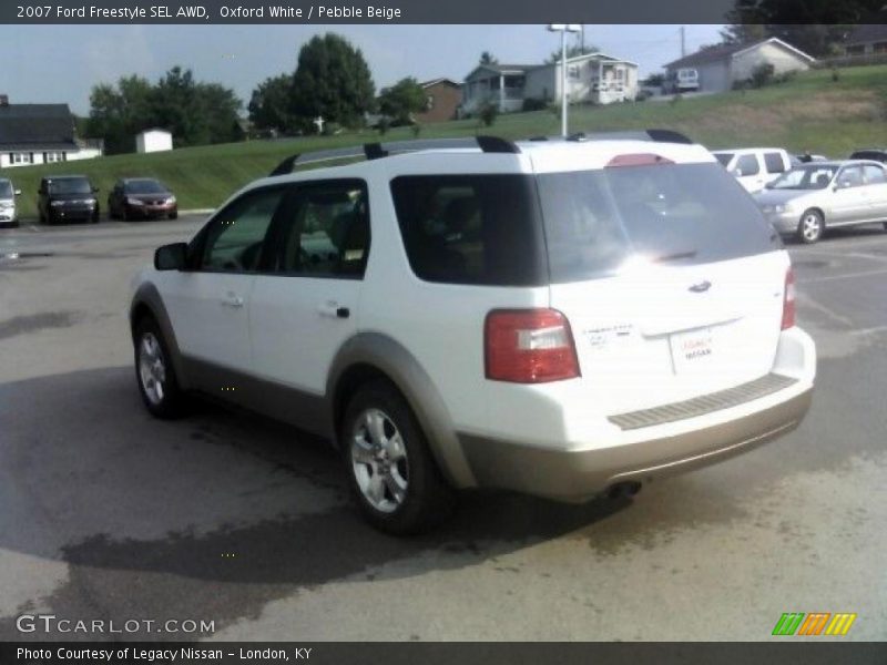 Oxford White / Pebble Beige 2007 Ford Freestyle SEL AWD