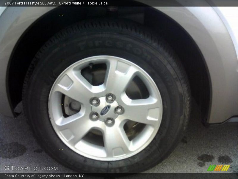 Oxford White / Pebble Beige 2007 Ford Freestyle SEL AWD