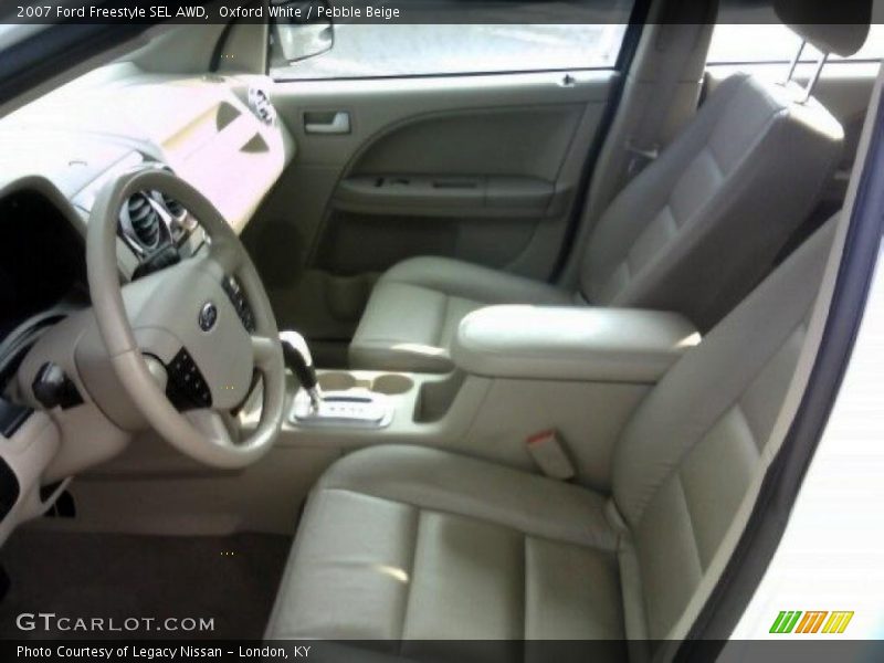 Oxford White / Pebble Beige 2007 Ford Freestyle SEL AWD