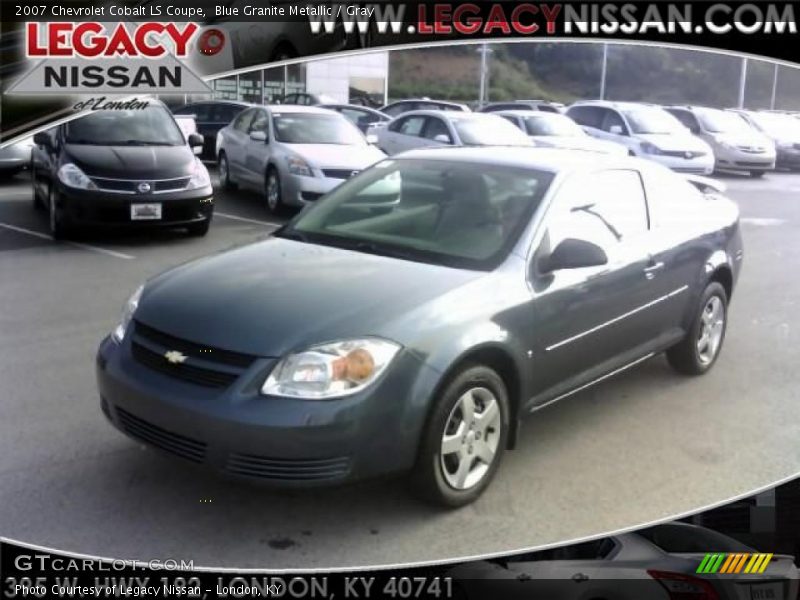 Blue Granite Metallic / Gray 2007 Chevrolet Cobalt LS Coupe