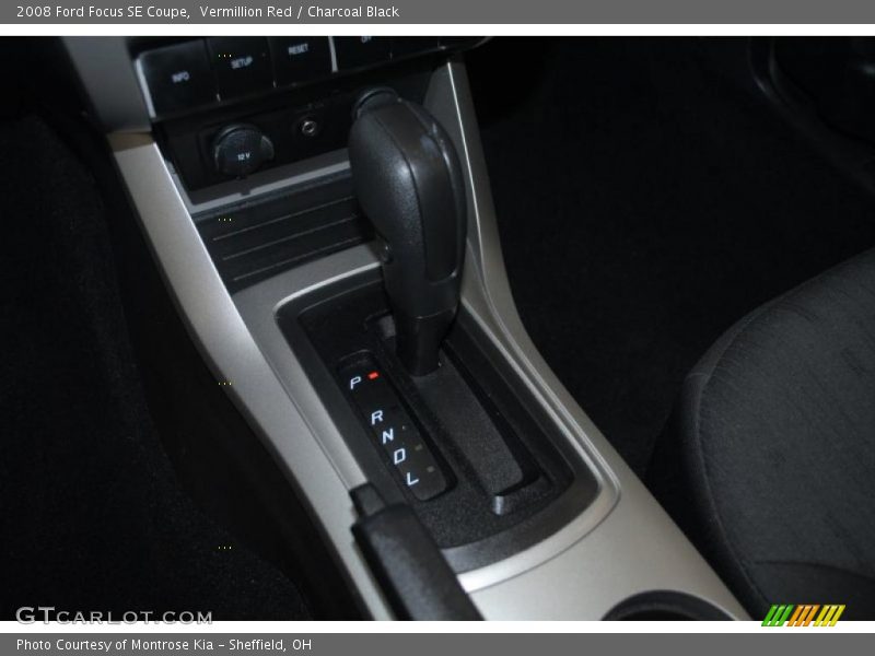 Vermillion Red / Charcoal Black 2008 Ford Focus SE Coupe
