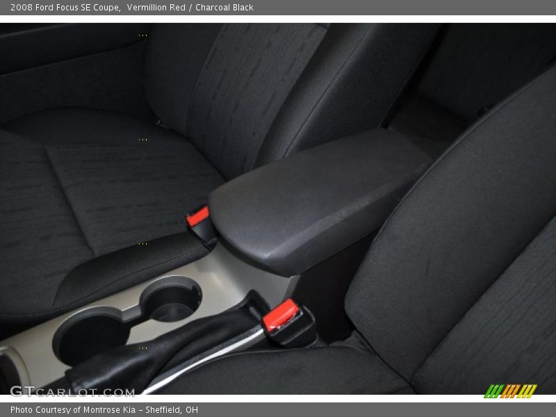 Vermillion Red / Charcoal Black 2008 Ford Focus SE Coupe