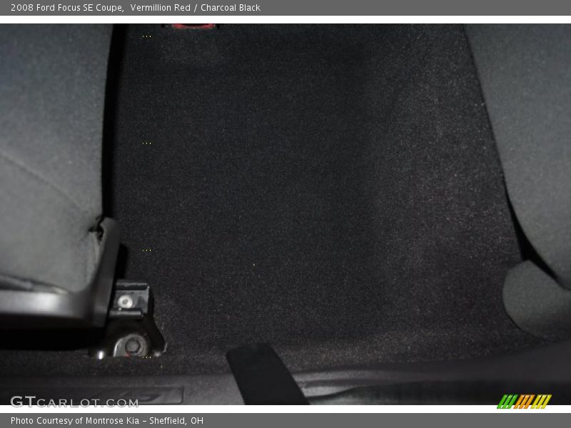 Vermillion Red / Charcoal Black 2008 Ford Focus SE Coupe