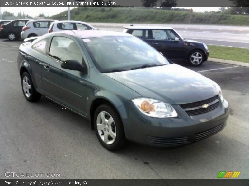 Blue Granite Metallic / Gray 2007 Chevrolet Cobalt LS Coupe