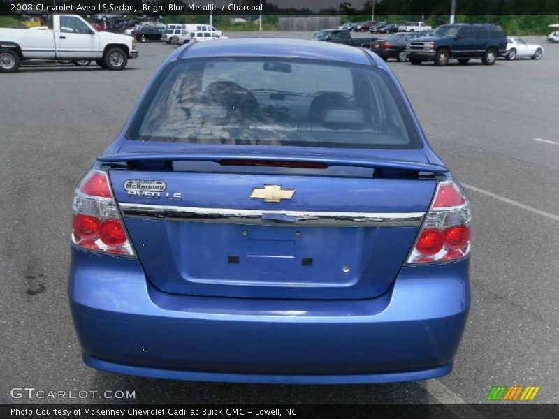 Bright Blue Metallic / Charcoal 2008 Chevrolet Aveo LS Sedan