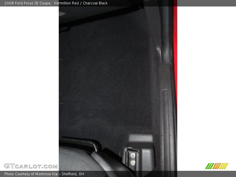 Vermillion Red / Charcoal Black 2008 Ford Focus SE Coupe