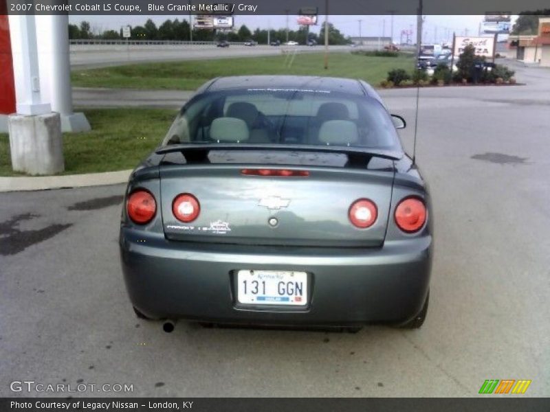 Blue Granite Metallic / Gray 2007 Chevrolet Cobalt LS Coupe