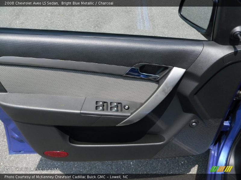 Bright Blue Metallic / Charcoal 2008 Chevrolet Aveo LS Sedan