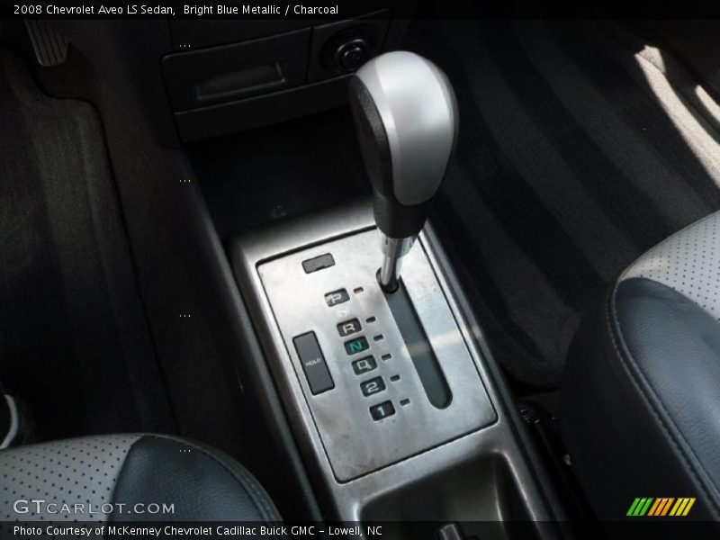 Bright Blue Metallic / Charcoal 2008 Chevrolet Aveo LS Sedan