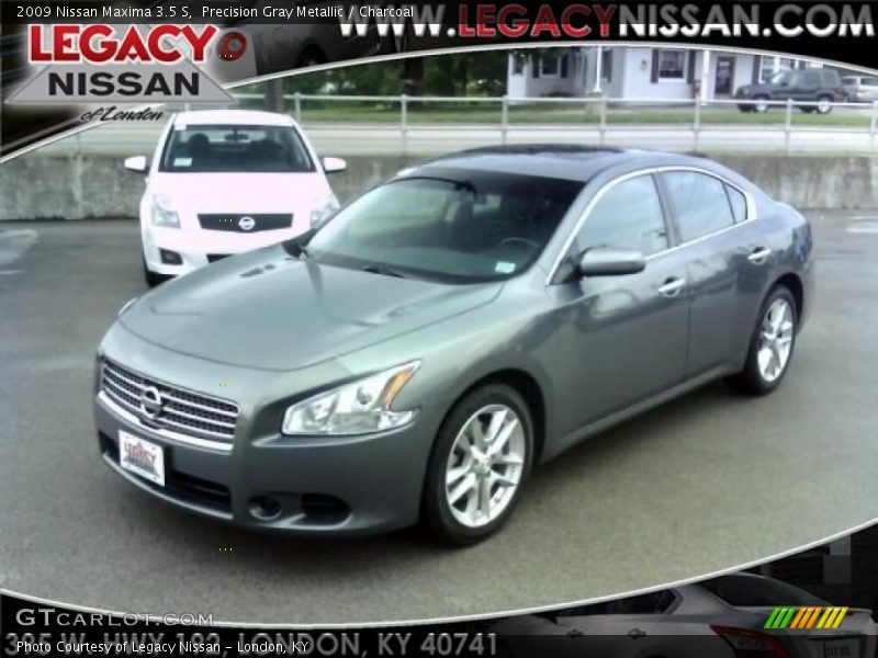 Precision Gray Metallic / Charcoal 2009 Nissan Maxima 3.5 S