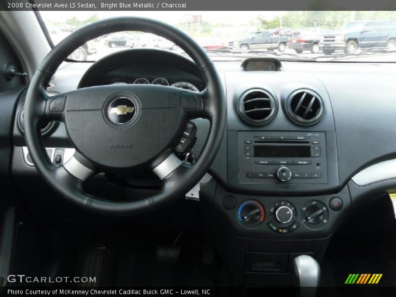 Bright Blue Metallic / Charcoal 2008 Chevrolet Aveo LS Sedan