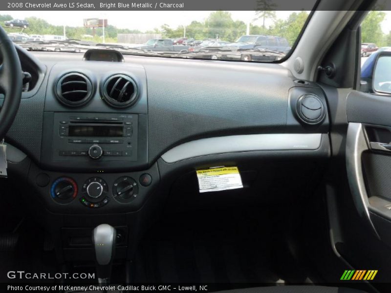 Bright Blue Metallic / Charcoal 2008 Chevrolet Aveo LS Sedan