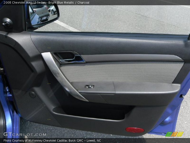 Bright Blue Metallic / Charcoal 2008 Chevrolet Aveo LS Sedan