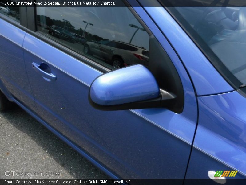Bright Blue Metallic / Charcoal 2008 Chevrolet Aveo LS Sedan