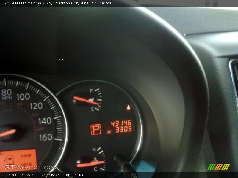 Precision Gray Metallic / Charcoal 2009 Nissan Maxima 3.5 S