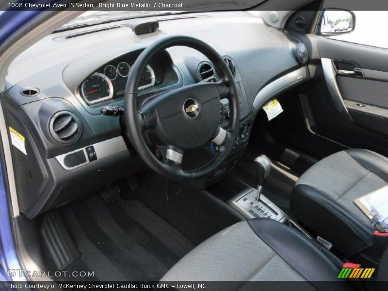 Bright Blue Metallic / Charcoal 2008 Chevrolet Aveo LS Sedan