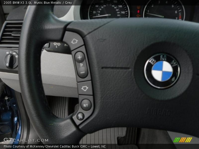 Mystic Blue Metallic / Grey 2005 BMW X3 3.0i