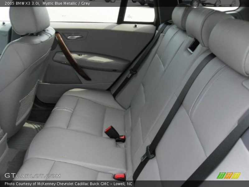 Mystic Blue Metallic / Grey 2005 BMW X3 3.0i