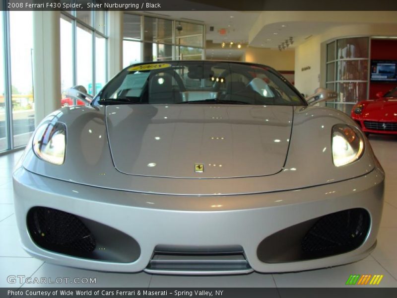 Silver Nurburgring / Black 2008 Ferrari F430 Spider