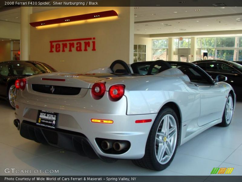 Silver Nurburgring / Black 2008 Ferrari F430 Spider