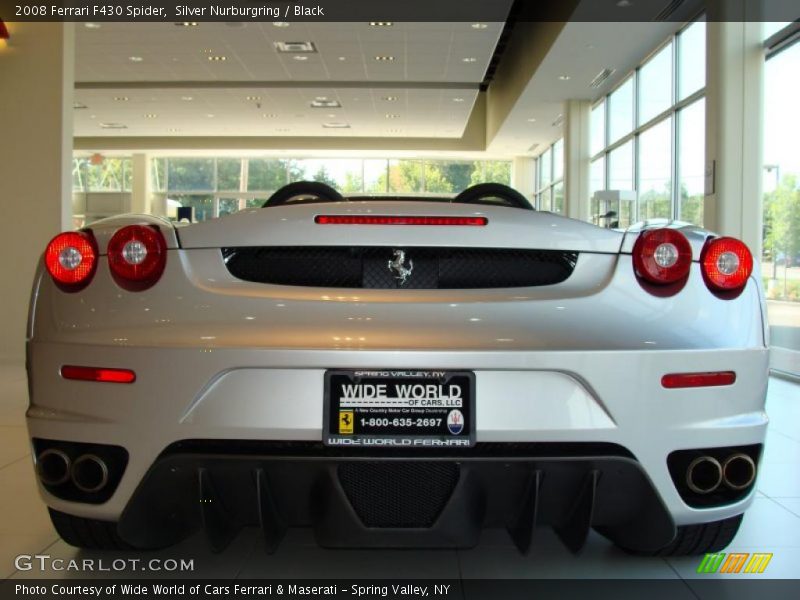 Silver Nurburgring / Black 2008 Ferrari F430 Spider