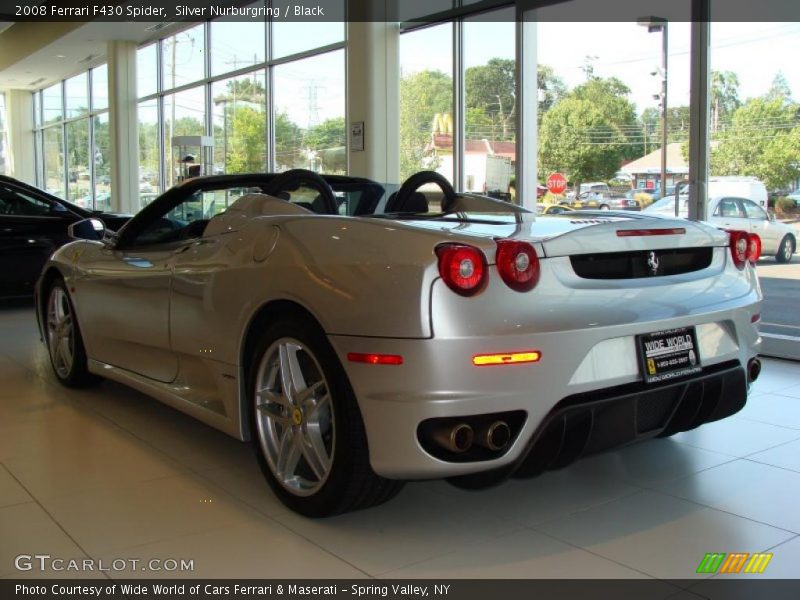 Silver Nurburgring / Black 2008 Ferrari F430 Spider