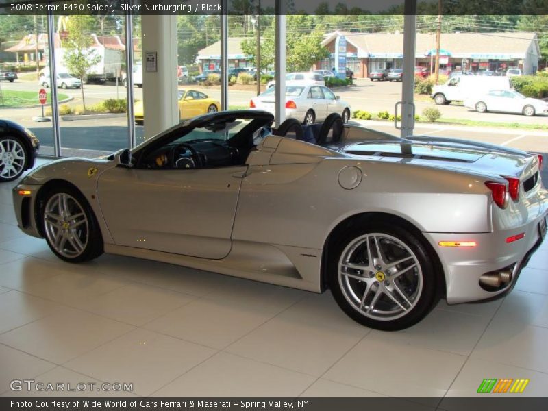 Silver Nurburgring / Black 2008 Ferrari F430 Spider