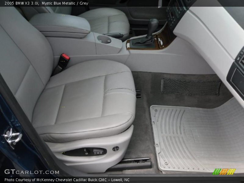 Mystic Blue Metallic / Grey 2005 BMW X3 3.0i