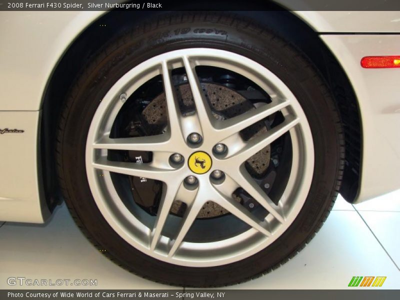 Silver Nurburgring / Black 2008 Ferrari F430 Spider