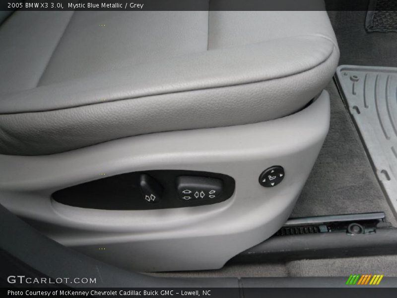 Mystic Blue Metallic / Grey 2005 BMW X3 3.0i