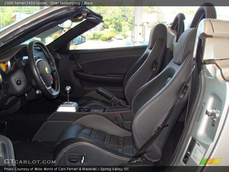 Silver Nurburgring / Black 2008 Ferrari F430 Spider