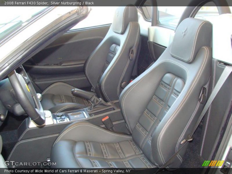Silver Nurburgring / Black 2008 Ferrari F430 Spider