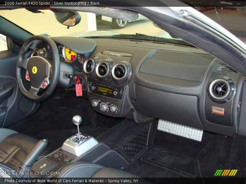 Silver Nurburgring / Black 2008 Ferrari F430 Spider