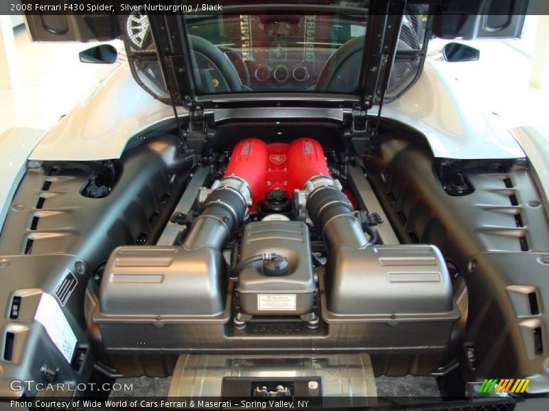 Silver Nurburgring / Black 2008 Ferrari F430 Spider