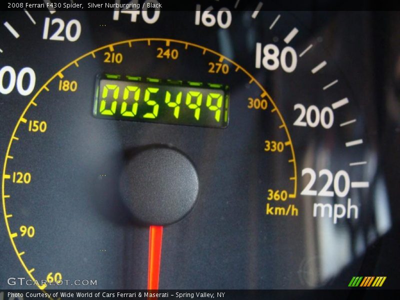 Silver Nurburgring / Black 2008 Ferrari F430 Spider