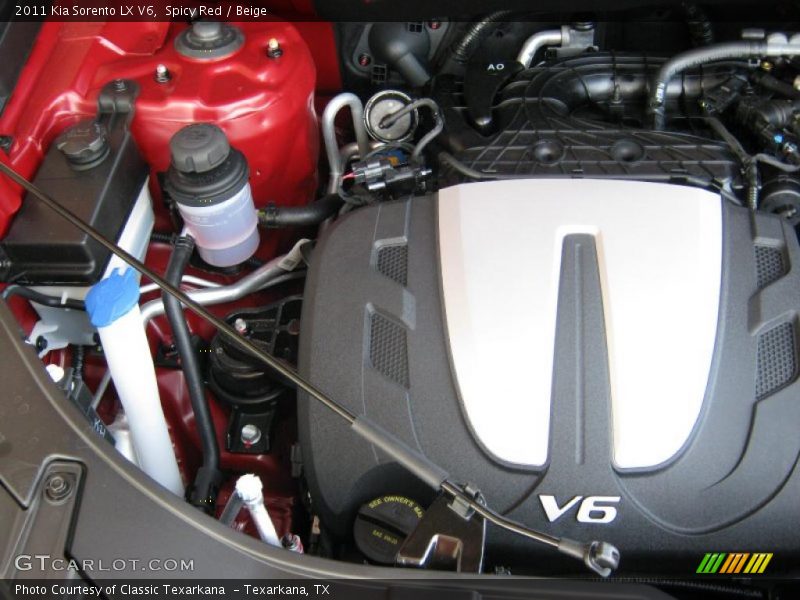 Spicy Red / Beige 2011 Kia Sorento LX V6