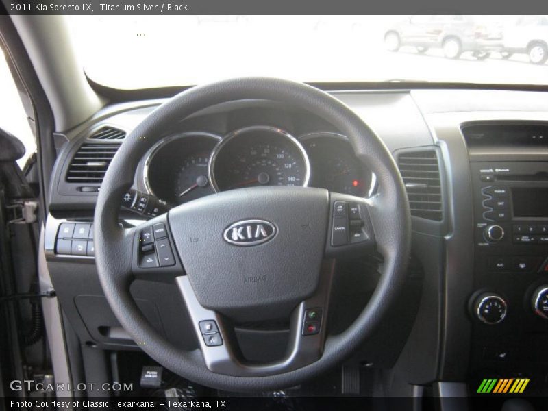 Titanium Silver / Black 2011 Kia Sorento LX
