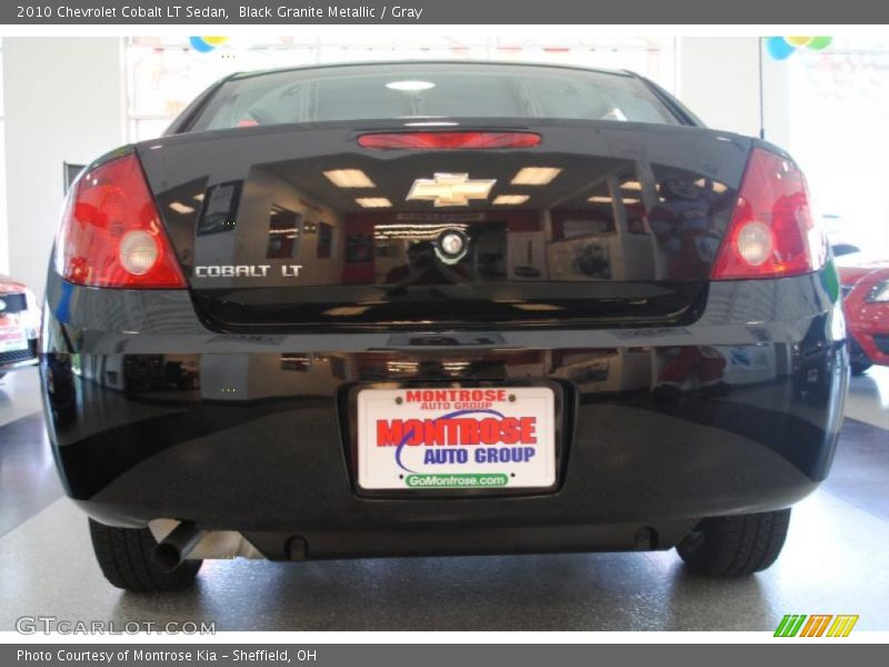 Black Granite Metallic / Gray 2010 Chevrolet Cobalt LT Sedan