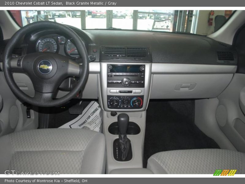 Black Granite Metallic / Gray 2010 Chevrolet Cobalt LT Sedan